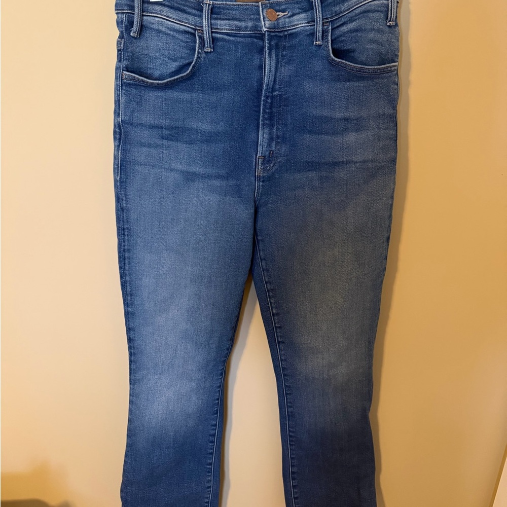 MOTHER The Hustler Ankle Fray Jeans – “Meet Cute” Wash – Size 31 like new
